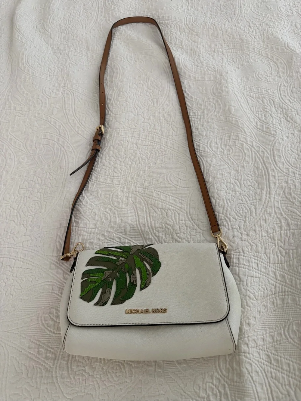 Michael Kors Monstera Leaf 🌿Crossbody Shoulder Bag